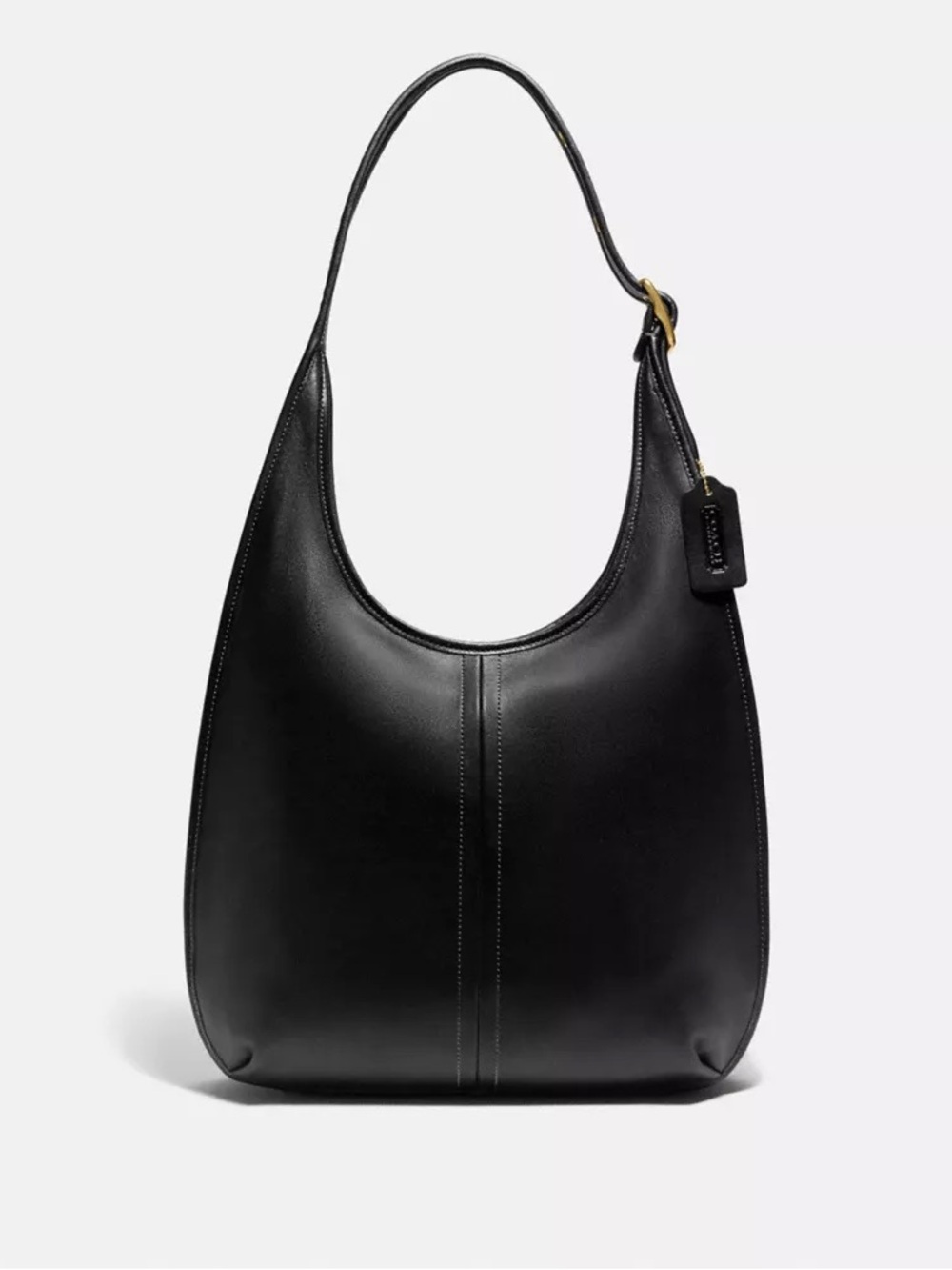 Coach Ergo Shoulder Bag 33 | C2264 | Black Glovetanned Leather and Brass